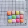 Nuevo color sólido color macarrón pegamento suave accesorios para joyería DIY aretes pendientes parche para tocado accesorios de papelería al por mayor