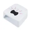 Lâmpada de unha inteligente premium com novo design de pata de gato, lâmpada de cura de unha UV/LED, lâmpada de unha portátil para esmalte em gel
