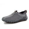 Sapatos de malha respirável para esportes ao ar livre de cano baixo Slip-on Moda casual Sapatos preguiçosos Sapatos leves antiderrapantes para amantes de caminhadas