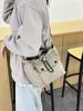 Bolsa de tela de nailon ligera estilo coreano Dongdaemun 2024 Nuevo Bolso Cubo Casual de Nicho Bolso de Hombro Versátil