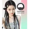 Peluca trenzada para mujer, cola de caballo, nuevo estilo chino, dulce y fresco, trenza natural, trenza pequeña, popular en Internet, mismo estilo, peluca trenzada de boxeo