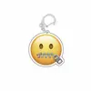 Llavero Colgante para Bolso Emoticono Xiaohongshu Acrílico Creativo Divertido Moderno Lindo y Divertido