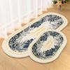 Manta de Cama de Noche de Estilo Chino para Dormitorio, Manta Gruesa para Habitación de Niña, Alfombra Larga Resistente a las Manchas para Piso Frente a la Cama, Alfombra para Sala de Estar