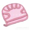 Guantes de baño PVA para niños, toalla de baño gris de doble cara, guantes de baño de barro grises de doble capa para bebés