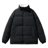 Nueva chaqueta de algodón con capucha para hombre, invierno 2025, moderna y engrosada para abrigar, abrigo de algodón relleno de plumón para hombre, ropa de abrigo de invierno