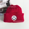 Solo sombrero, 20 sombreros de Hermana Gazi, sombrero de lana de color liso con cara sonriente, muñeco de algodón de 10 cm a juego, estilo simple, venta al por mayor