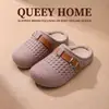 Novas pantufas de algodão impermeáveis 2026 para mulheres, uso interno em casa no inverno, resistentes a odores, quentes e antiderrapantes, adequadas para uso interno e externo