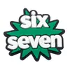 Novo Estilo Digital 67 Furos Charms para Sapato Crocs Acessórios Desenho Animado SIXSEVEN Borracha Macia Acessórios para Sapato Decoração Presentes Atacado