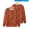 2023 Cross-border Novos elementos de Halloween Impressão criativa 3D Digital Casual Solto Masculino e Feminino Moletom com gola redonda
