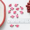 Cinta DIY hecha a mano pequeña rosa flor mini hoja verde pequeña flor accesorios decorativos pequeños accesorios de flores al por mayor