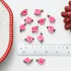 Cinta de Poliéster con Adornos de Hojas, Accesorios para el Cabello de Rosa, Accesorios de Moño, Decoraciones para Manualidades, Pequeñas Decoraciones de Flores, Accesorios para Ropa y Cabello, Decoraciones para Lencería