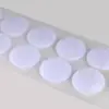 Fabricante de Adhesivos Venta Directa al Por Mayor Velcro con Adhesivo Película de Liberación Negra y Blanca Gancho Adhesivo Redondo Cierres de Velcro
