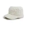 Gorro de Punto Abierto para Mujer, Gorro de Lana de Punto Grueso, Nueva Gorra de Béisbol Cálida de Otoño e Invierno, Versátil Moda Coreana, Hace que la Cara Parezca Más Pequeña