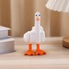 Amazon Duckyou Decoração Criativa de Pato com Dedo do Meio Ornamento Estátua Artesanato em Resina Ornamento Criativo Transfronteiriço