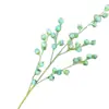 Planta de Fruta de Copo de Nieve Artificial Única para Decoración de Bodas, Material Floral de Rama Alta para Decoración Exterior y Paisajismo, Decoración de Flores Artificiales de Alta Gama