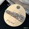 Pinza para el pelo coreana de nuevo estilo, lujo ligero, con letras y pedrería, accesorio de pinza lateral moderno y dulce