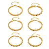 Cadena vertical de diamantes de colores misteriosos y únicos en un estilo nicho, acero inoxidable chapado en oro de 18k, joyería de alta gama para mujer, pulsera ajustable