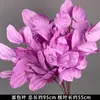 Flores Artificiais Coloridas Estilo Monet Flores Falsas Atacado Verde Roxo Arranjo de Casamento Cenário Decoração de Paisagismo