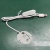 Lâmpada de Madeira Maciça LED 6cm DIY Luz Noturna Popular Interruptor Lâmpada de Madeira Redonda Base Luminosa Suporte de Lâmpada USB