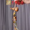 Madeira de Jujuba Cabeça de Dragão da Sorte Cabaceira Chaveiro Pingente Yiming Xianyuan Escultura em Madeira Gota de Chuva Orelha Pendente Portátil Ornamento Pingente