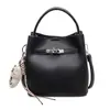 Bolso Pequeño Retro Estilo Coreano para Mujer 2026 Primavera Nueva Moda Tendencia Alto Valor Simple Casual Bolso Cubo para Mujer