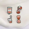Línea Cruzada Inglés Aliexpress Pin Pin de Ropa Collar Pin Médico Bolsa de Café Broche Accesorios Insignia de Metal