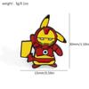 Lindo broche de Pikachu de dibujos animados superhéroe Pikachu Bebé Mágico Bao Ke Meng accesorios de insignia de personalidad
