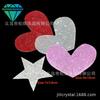 Pegatinas Parche de Strass con Forma de Corazón y Estrella de Cinco Puntas de Gran Venta Pegatinas Brillantes de Diamantes para Decorar Cuadernos, Zapatos y Sombreros Joyería DIY