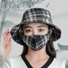 Chapéu de Sol Novo Estilo, Chapéu de Pescador, Chapéu com Máscara Integrada, Chapéu de Sol Versátil com Proteção UV para o Verão, Proteção Solar e Cobertura Facial