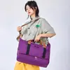 Bolsa de Viaje Portátil Ligera de Gran Capacidad Separación Seco y Húmedo Bolsa de Equipaje para Distancias Cortas Bolsa Deportiva de Yoga Fitness para Hombres y Mujeres
