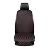 Almofada para Assento de Carro, Conjunto Universal de Três Peças em Couro para Todas as Estações, Assentos Dianteiros e Traseiros Sem Encosto, Atacado do Fabricante para Banco Traseiro