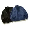 Yidao Vintage 2026 Primavera Nuevo Tendencia Retro Japonesa Bolsillo Grande Ropa de Trabajo Cuello Alto Chaqueta Abrigo para Hombre