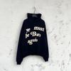 Sudadera fina holgada con estampado de espuma CPFM KANYE rebirth marca de moda americana KANYE sudadera con capucha forrada de forro polar para hombre