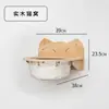 En Stock Casa para Gatos de Lona de Madera Montada en Pared Plataforma para Saltar Gatos Poste Rascador de Cuerda de Sisal Marco de Escalada para Gatos de Madera Maciza para Mascotas Gato Venta al por Mayor