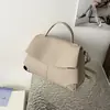 Bolsa transversal de outono para o trabalho, moderna e versátil, novo modelo 2026, grande capacidade, bolsa de beleza fashion vintage, ombro único em couro macio