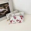 Bolso Transfronterizo de Nuevo Estilo para Mujer Cartera de Longitud Media con Estampado de Mariposas Estilo Coreano Bolso de Mano con Cremallera Única de Moda Sencillo