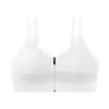 Chaleco deportivo con cremallera frontal para correr y fitness, reductor de busto grande, comercio exterior transfronterizo, sujetador deportivo a prueba de impactos, cómodo, anti-flacidez