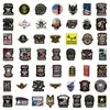 50 peças venda quente transfronteiriça adesivos de marca de moda graffiti comemorativo para veteranos, adesivos decorativos para capa de celular, skate, computador, bagagem