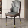 Silla de comedor, silla para mesa de comedor en casa, silla de té de lujo ligero de alta gama, silla de hierro forjado, taburete de tocador, silla de ocio, taburete con respaldo para mahjong