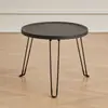 Mesa auxiliar plegable para sofá, mesa pequeña de moda, mesa de centro para sala de estar, mesa redonda simple para uso doméstico, mesita de noche mini para el dormitorio