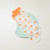 Calcetines infantiles al por mayor, nuevas medias finas de tubo medio para primavera y verano para niñas, calcetines dulces, transpirables, absorbentes de sudor, repelentes de mosquitos