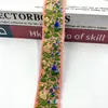 Nuevo Encaje Jacquard Cinta Accesorios de Encaje Étnico Color Ropa Equipaje Zapatos Sombrero Accesorios para el Cabello Cortina Ancho 3.5CM