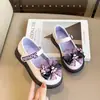 Zapatos Mary Jane de Dibujos Animados con Lazo para Niñas Estilo Primavera/Otoño Estilo Princesa Zapatos de Cuero Suela Suave Zapatos Individuales Moda Infantil Zapatos Pequeños de Cuero