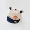 Chapéu de Bebê Yipan Primavera e Outono Coreano Fofo Super Adorável Desenho Animado Infantil Boné de Baseball para Bebê Chapéu de Bico de Pato para Bebê