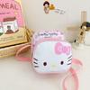 Linda melodía KT kulomi pequeño jade blanco Gui perro mini bolsa japonesa para niños jardín de infantes hombro mensajero