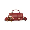 Bolsa Boston Grande Capacidade Transversal de Mão Estilo Britânico Alça Larga Transversal Bolsa Feminina 2026 Nova Bolsa Retrô Outono/Inverno