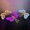 Luces de Mariposa Luminosas LED para Exteriores, Luces de Paisaje para Áreas Escénicas de Parques, Luces Dinámicas Impermeables con Forma de Mariposa, Luces de Atmósfera de Iluminación