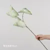 Flores artificiais em tons de verde, de haste única, para decoração de local de casamento, decoração de salão de casamento de luxo, arranjos florais de plástico