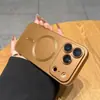 Funda magnética mate para iPhone 18 Pro Max, funda para teléfono 17 a prueba de polvo, pintura metálica en spray, adecuada para Apple 16E, funda suave