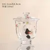 Gato Vidrio de Borosilicato Alto Juego de Té Verde Tetera para Infusión Gaiwan Accesorios para Ceremonia del Té Taza de Equidad Taza de Té Taza de Anfitrión Taza de Oficina